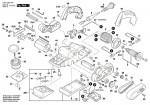 Bosch 0 601 59A 7A4 GHO 40-82 C Portable Planer 110 V / GB Spare Parts GHO40-82C